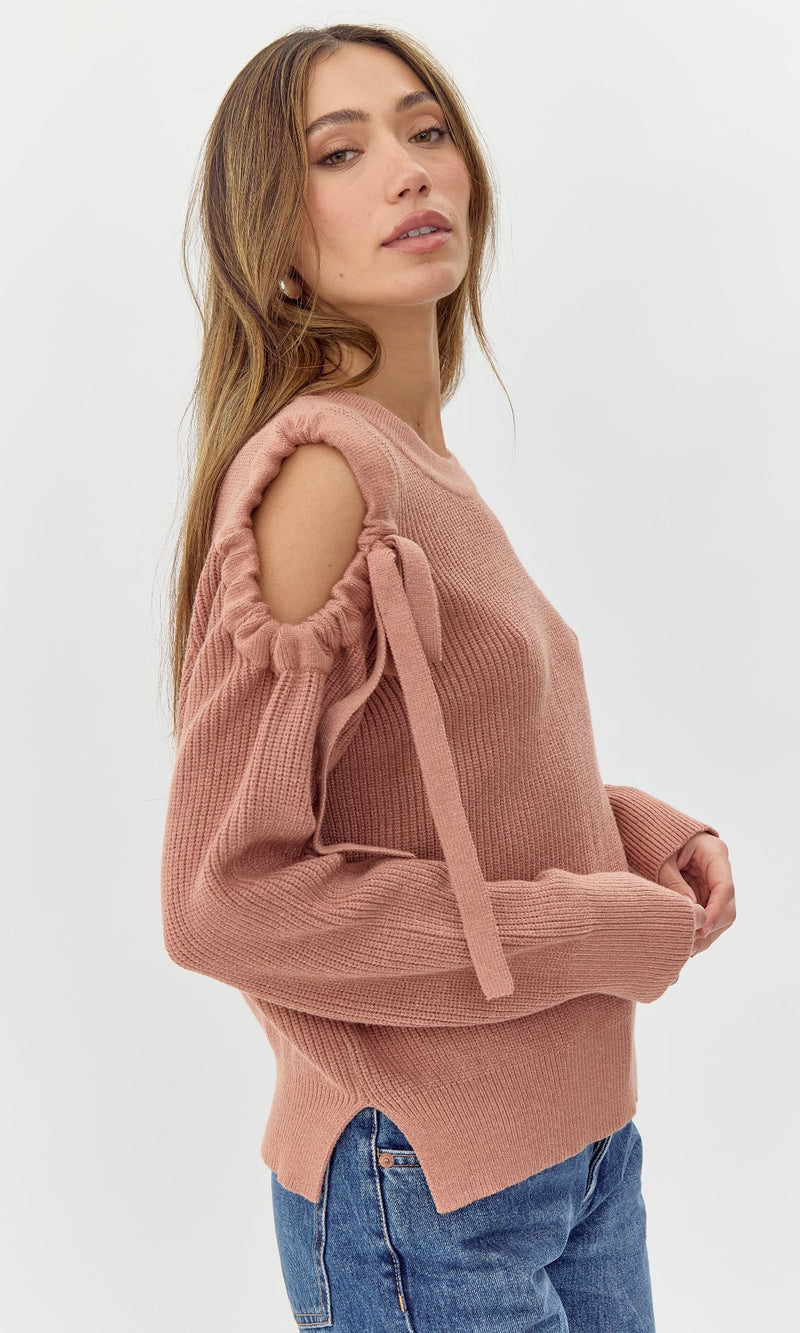 Millie Cold Shoulder Knit Top