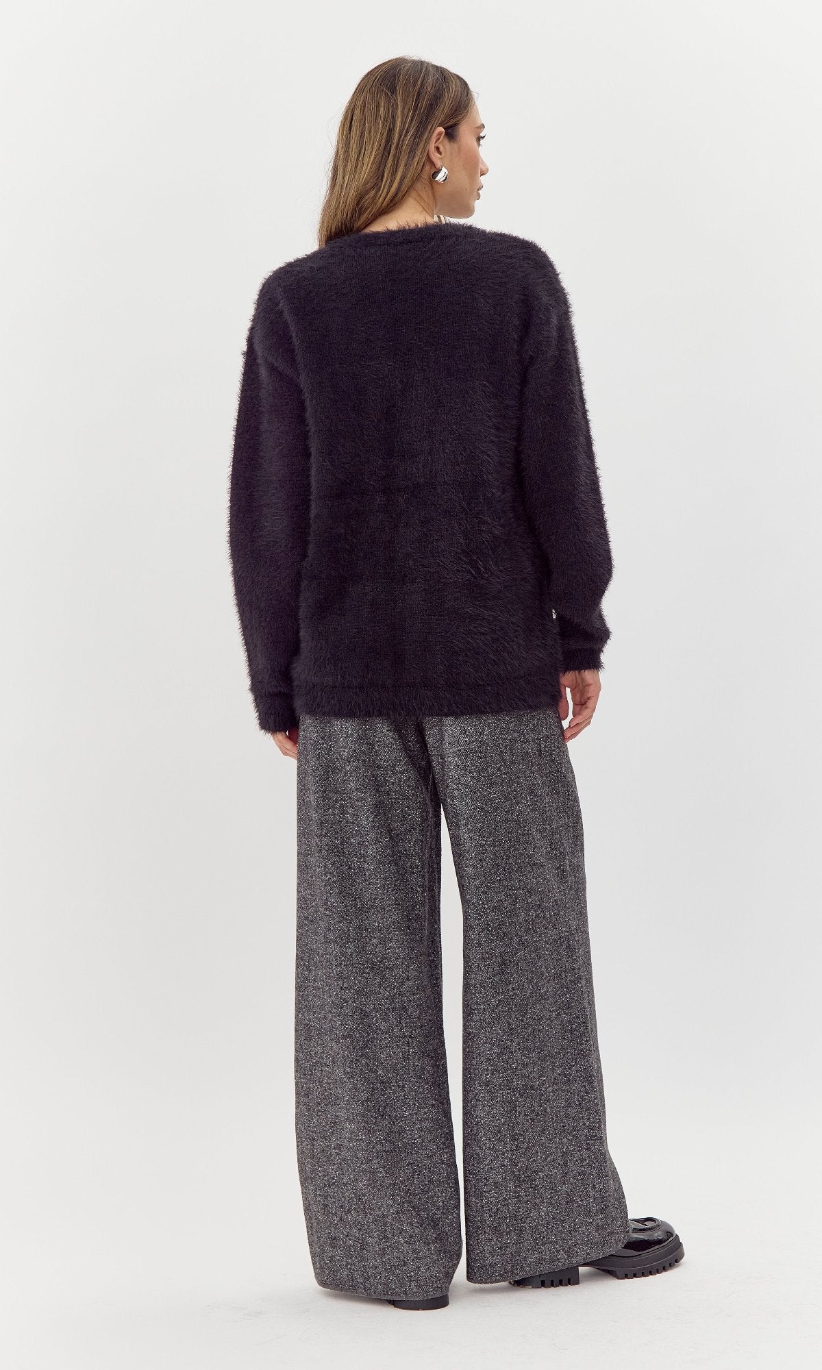 Mavis Jeweled Bow Embellished Knit Sweater Cardigan