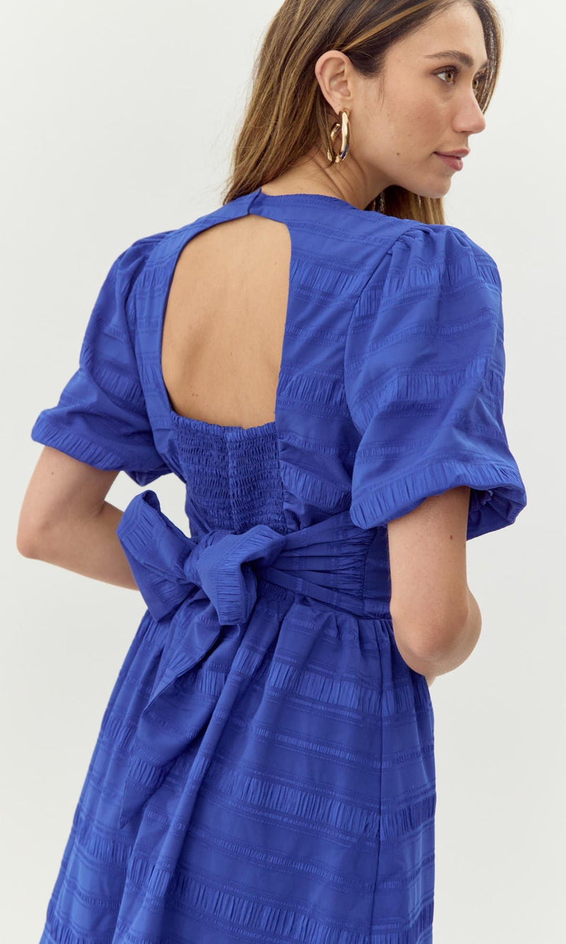 Jovie Tie Back Mini Dress