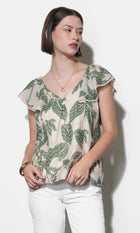 Emma Flutter Sleeve Top G261T7418