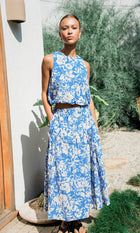 Devon Print Bubble Blouse