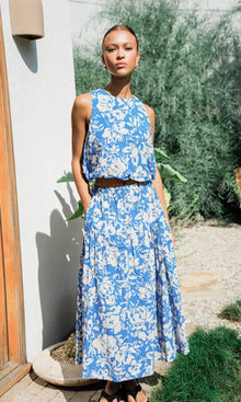 Devon Print Bubble Blouse