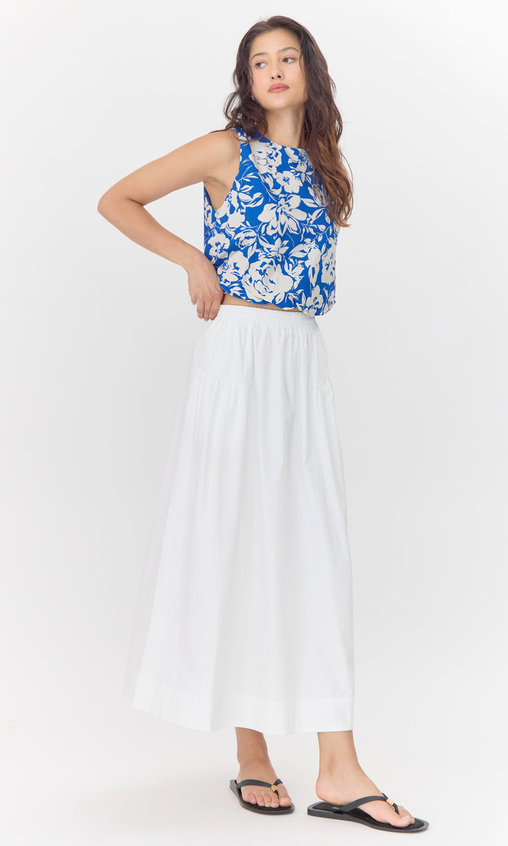 Devon Print Bubble Blouse