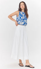 Devon Print Bubble Blouse