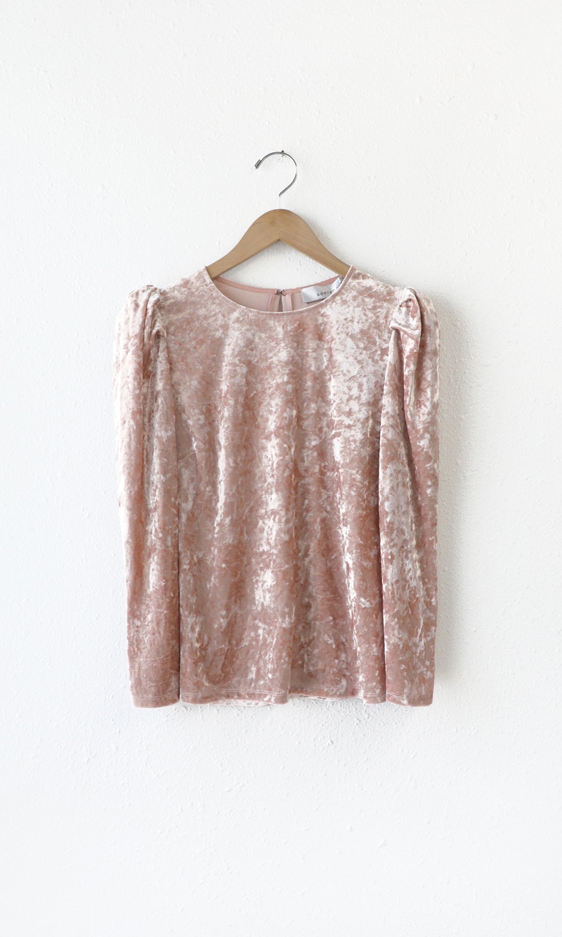 Rosana Crushed Velvet Blouse