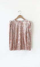 Rosana Crushed Velvet Blouse