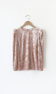 Rosana Crushed Velvet Blouse