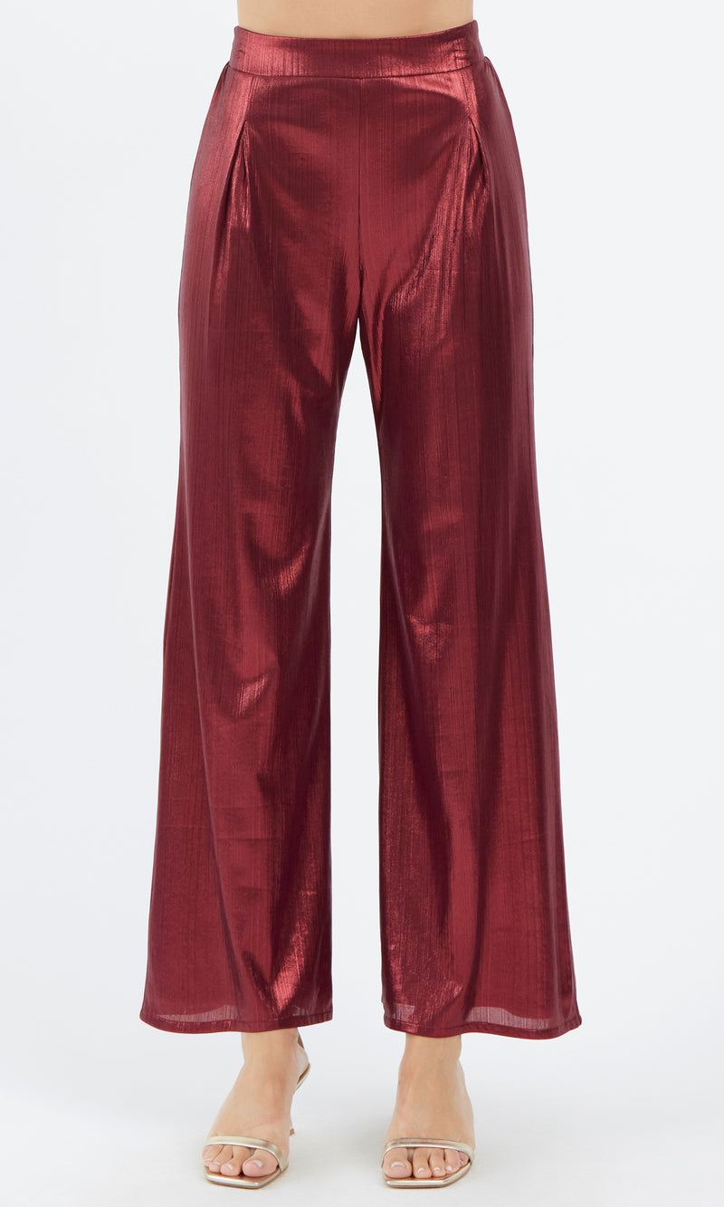 Rory Metallic Wide Leg Pant