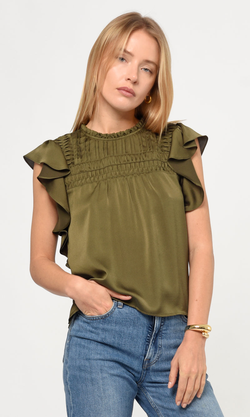 Helissa Pinktucked Blouse