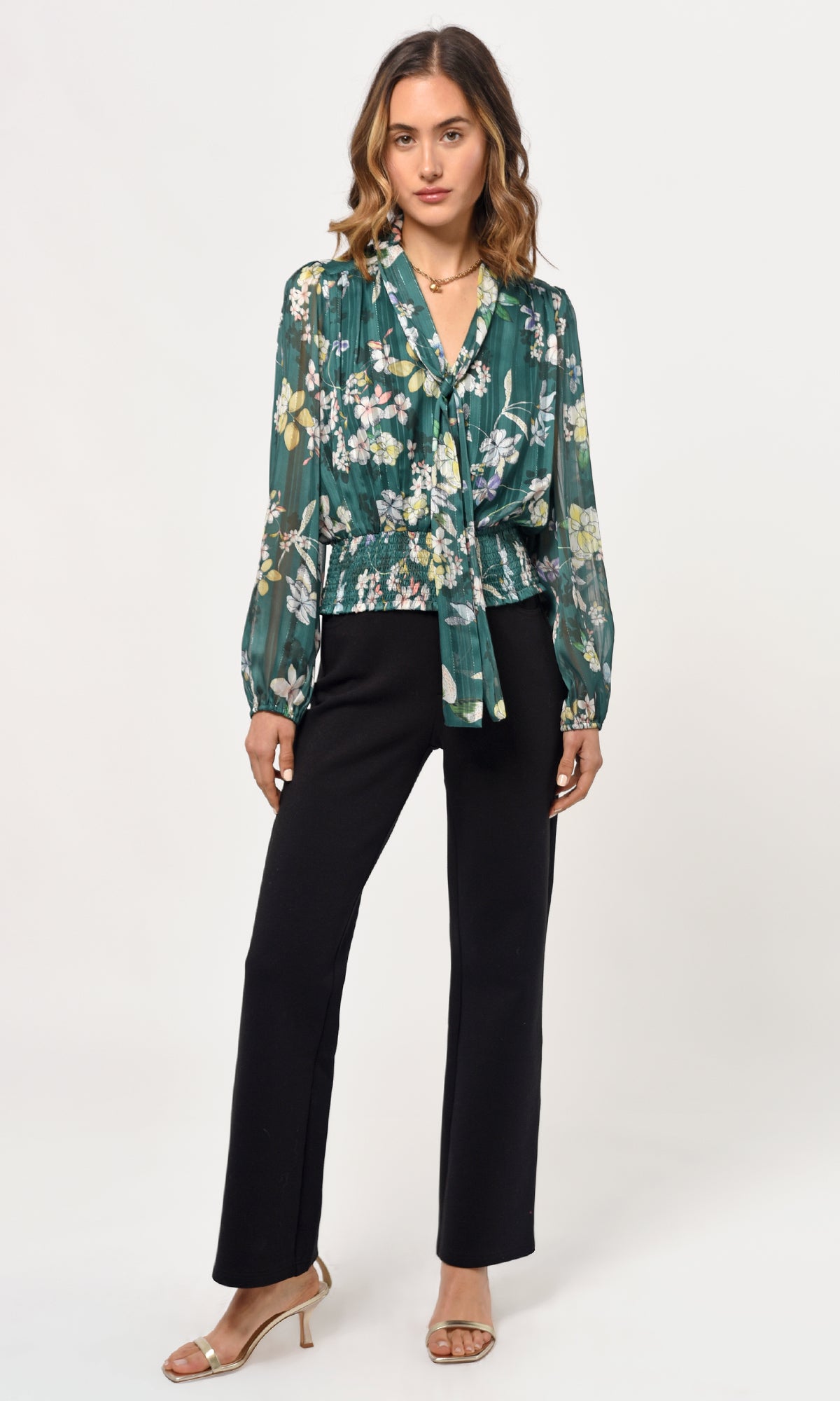 Estelle Tie Neck Blouse