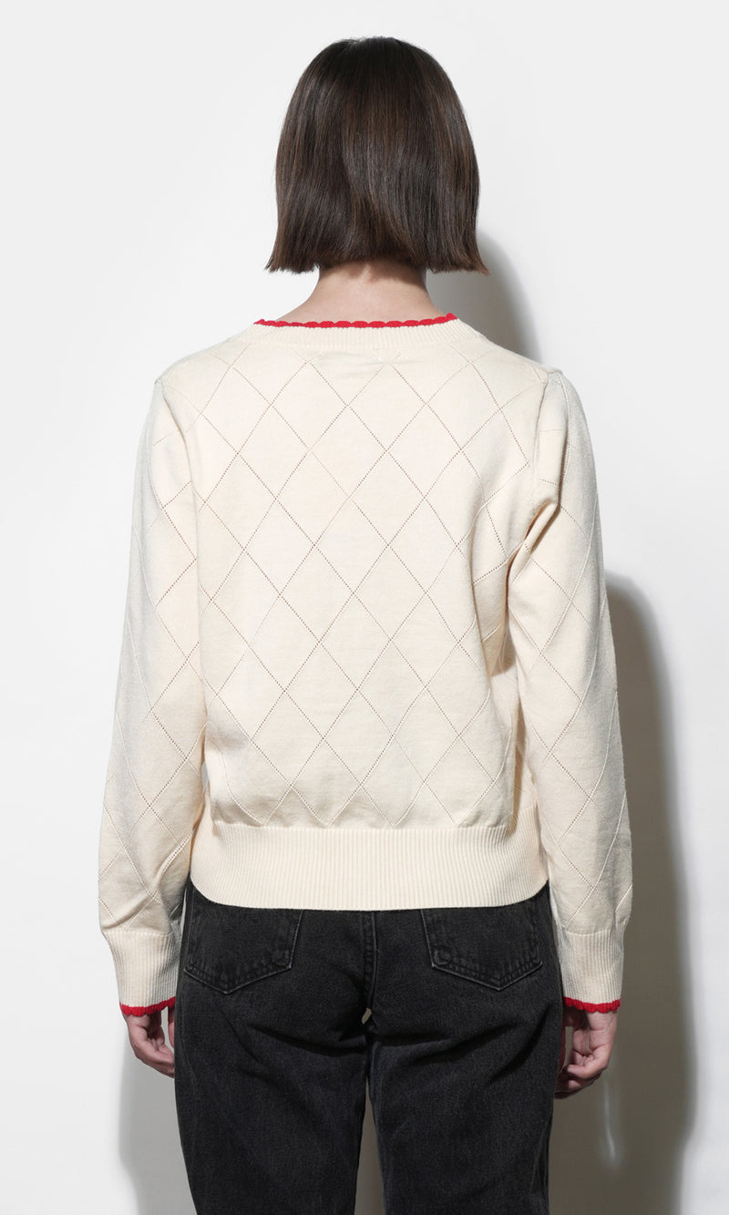 Cherry Knit Cardigan