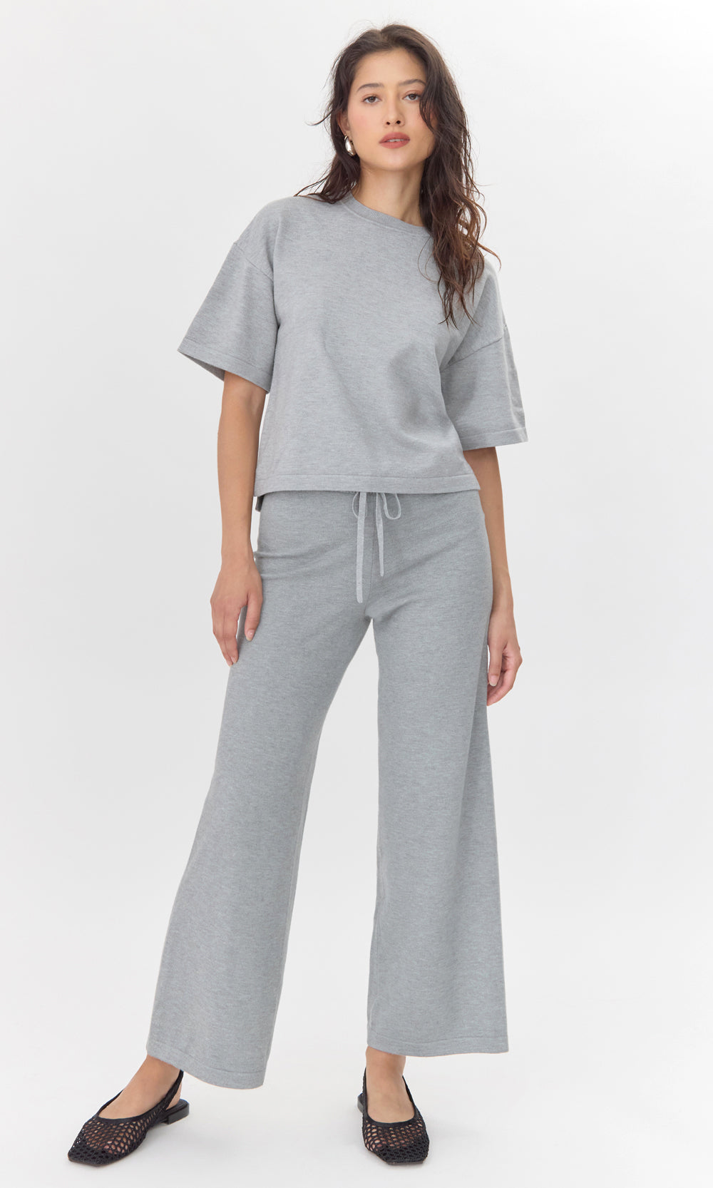 Paige Soft Wide Leg Knit Pants