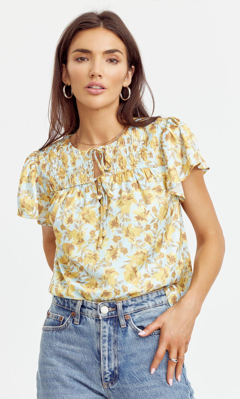Silvie Smocked Blouse