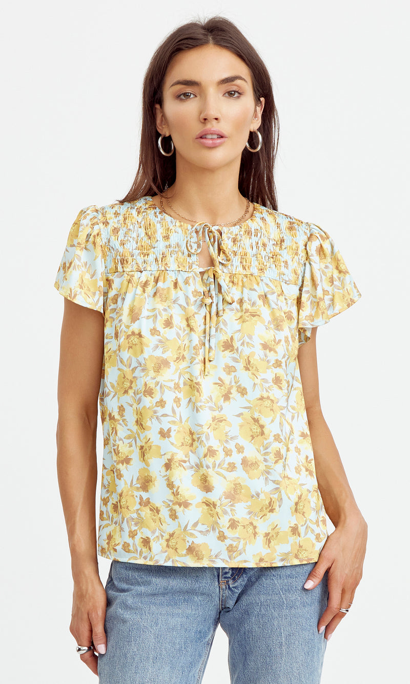 Silvie Smocked Blouse