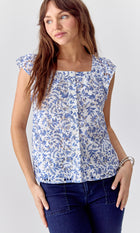 Bailey Eyelet Printed Top