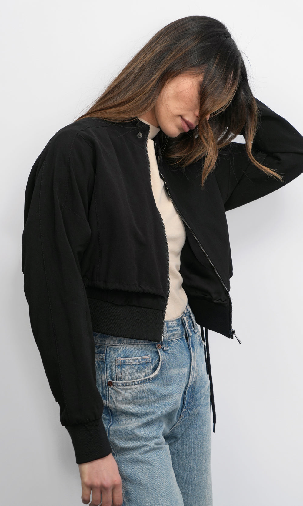 Farla Bomber Black Jacket