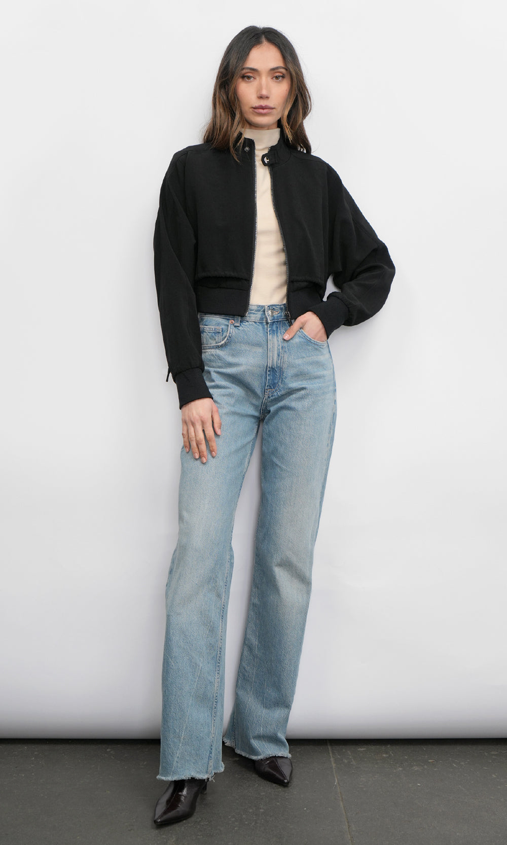 Farla Bomber Black Jacket