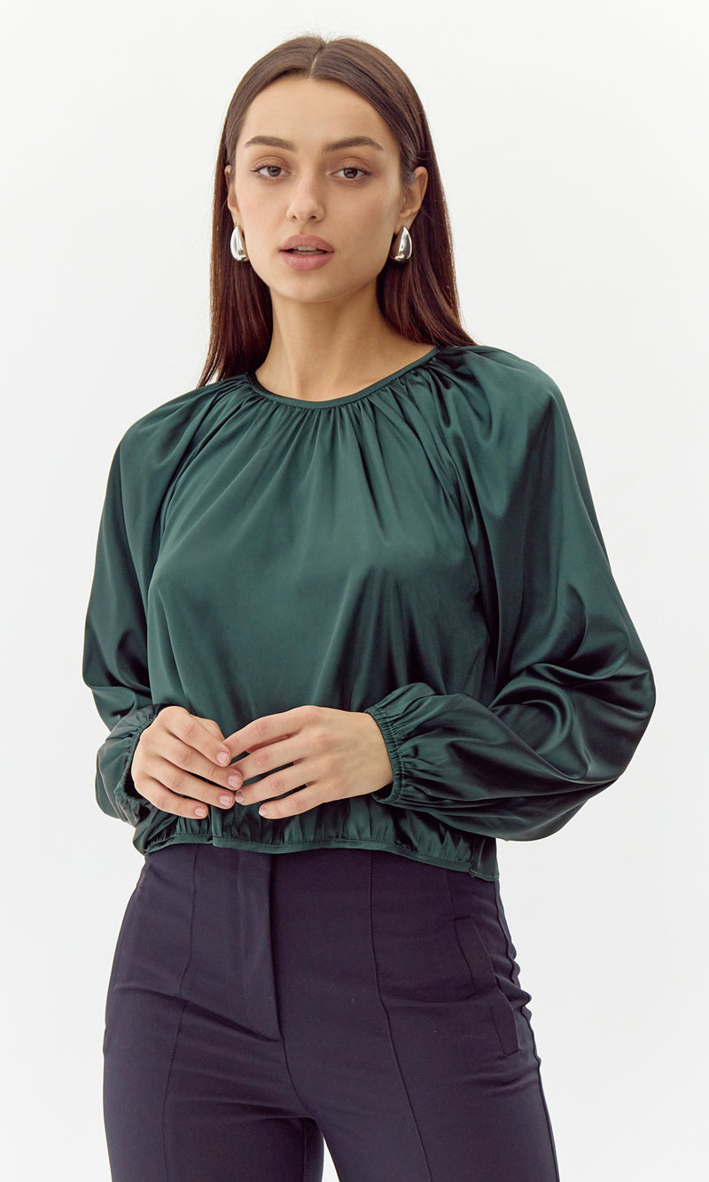 Nadia Balloon Sleeve Blouse