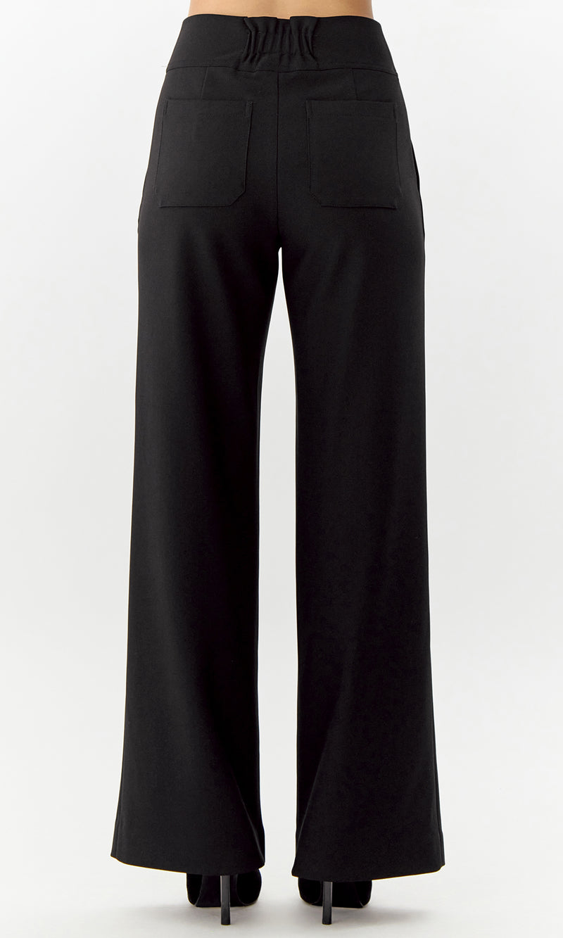 Silvie Wide Leg Knit Trouser