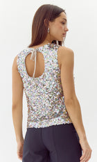 Alma Sequins Top