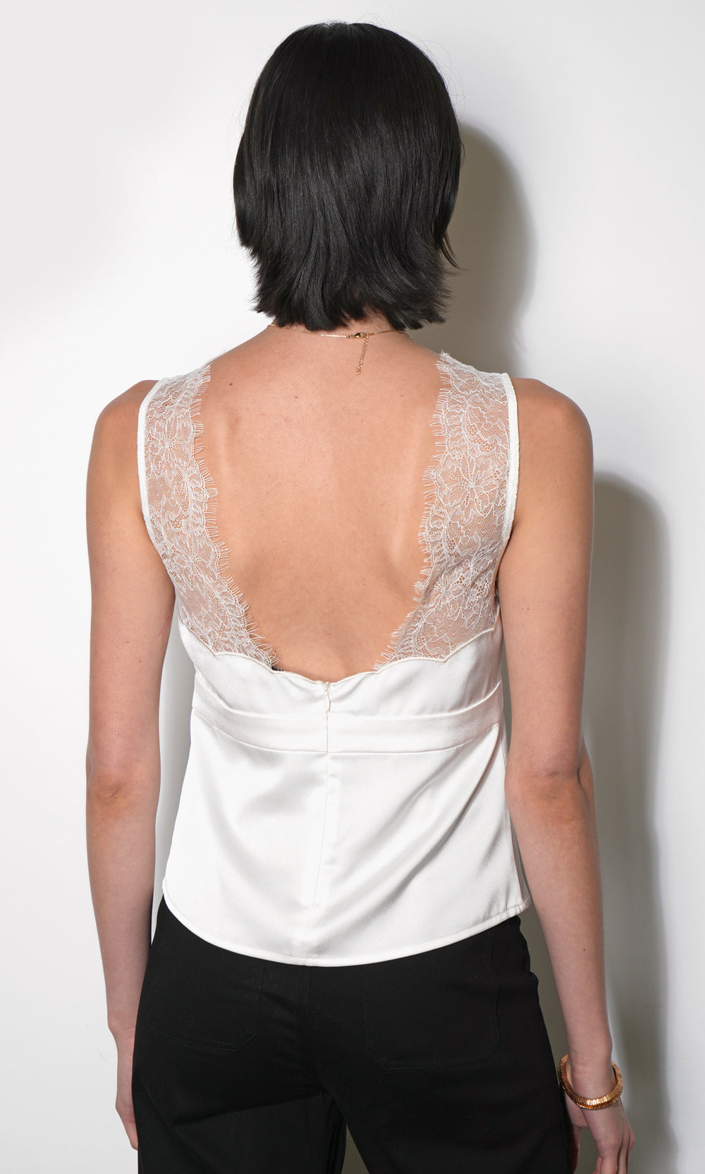 Isis Lace Detail Satin Cami