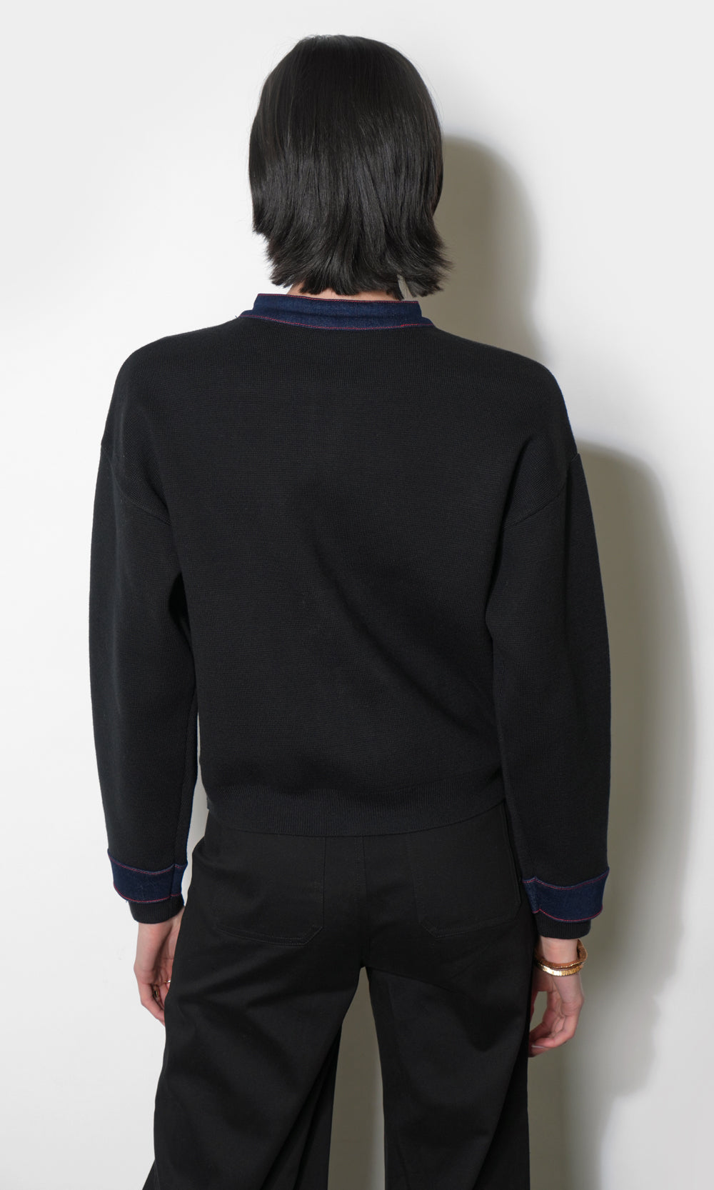 Lila Denim Detail Jacket