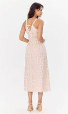 Audrey Cotton Eyelet Midi Dress