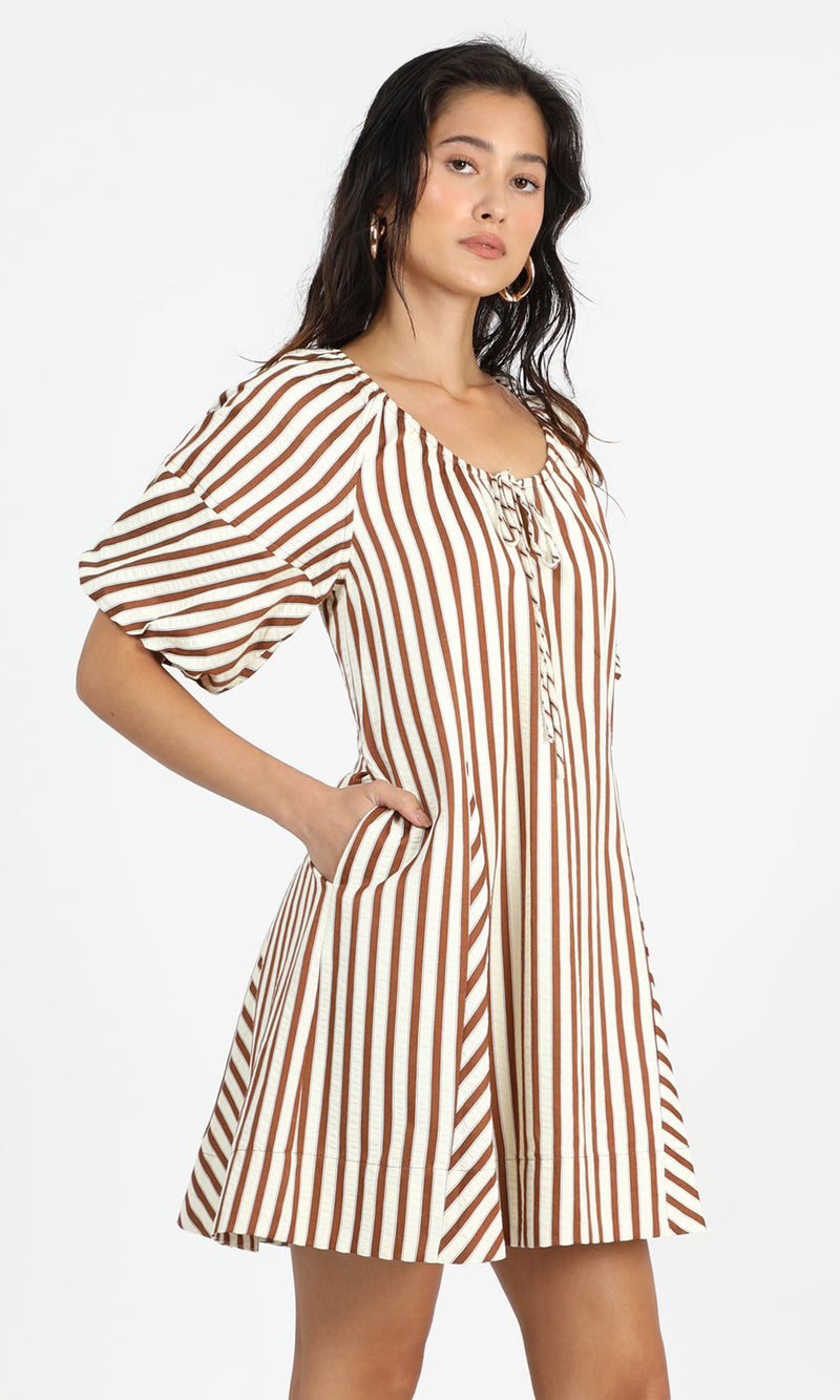 Sierra Stripe Easy Shift Dress