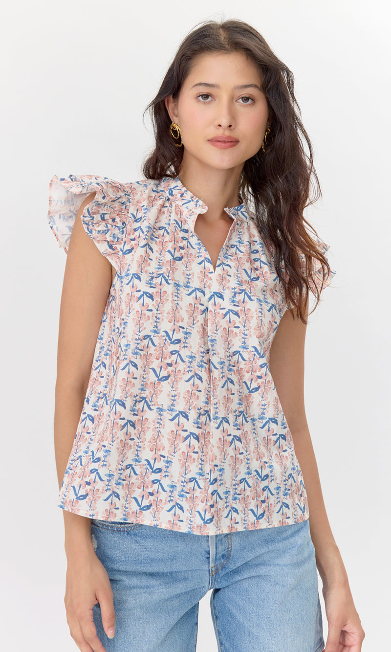 Hadley Flutter Sleeve Top