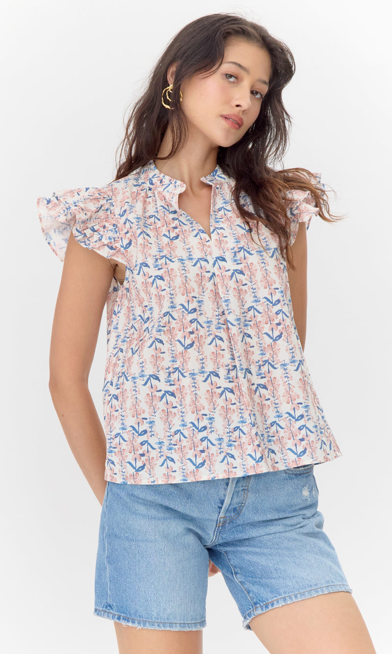 Hadley Flutter Sleeve Top