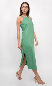 Lizette Apron Cotton Midi Dress