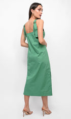 Lizette Apron Cotton Midi Dress