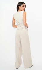 Julia Button Front Vest Top