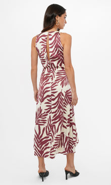 Tessie Side Tucked Midi Slip Dress