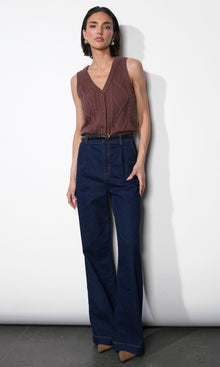 Thomas Cable Knit Vest