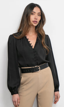 Aryanna Button Front Blouse