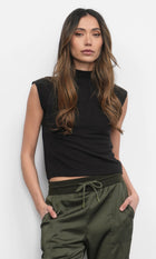 Paloma Funnel Neck Knit Top