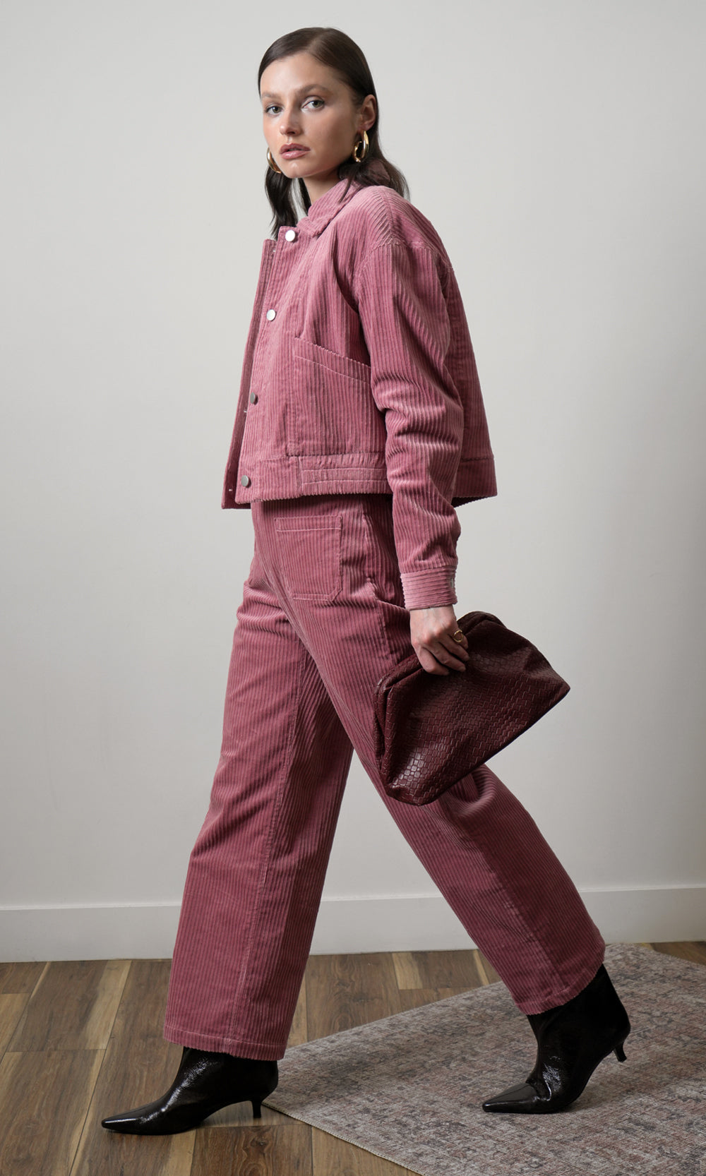 Deena Straight Leg Corduroy Pants