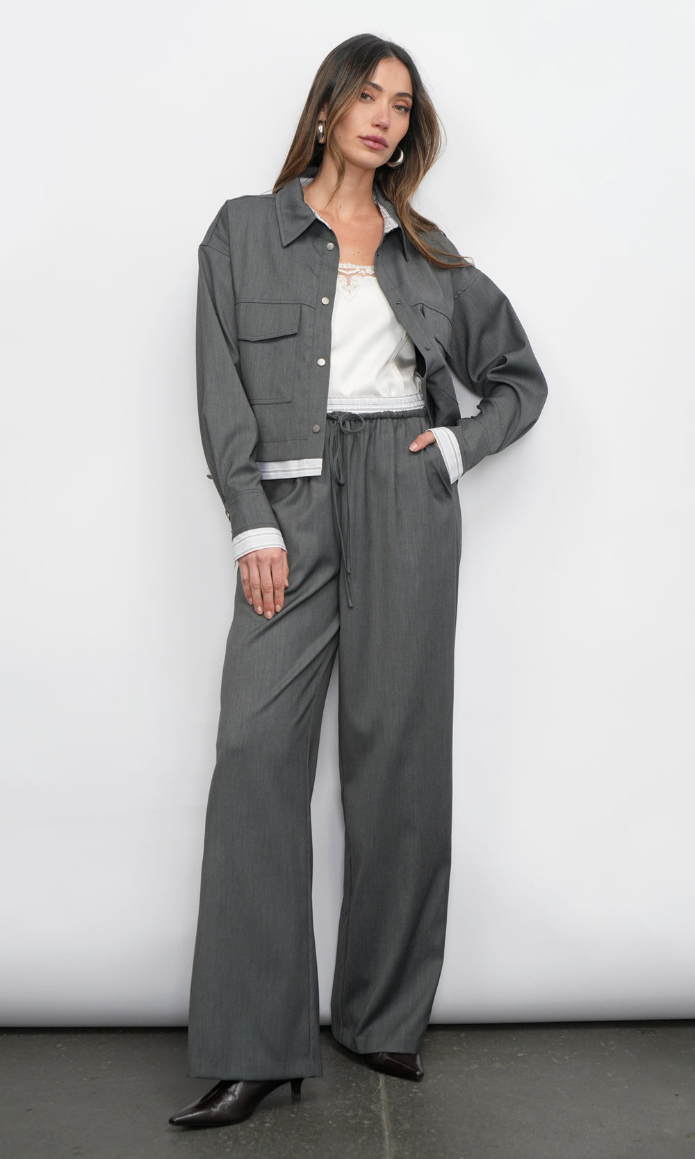 Coltrane Drawstring Trousers w/ Double