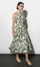 Veneria Halter Midi Dress