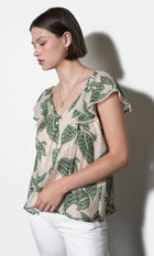 Emma Flutter Sleeve Top