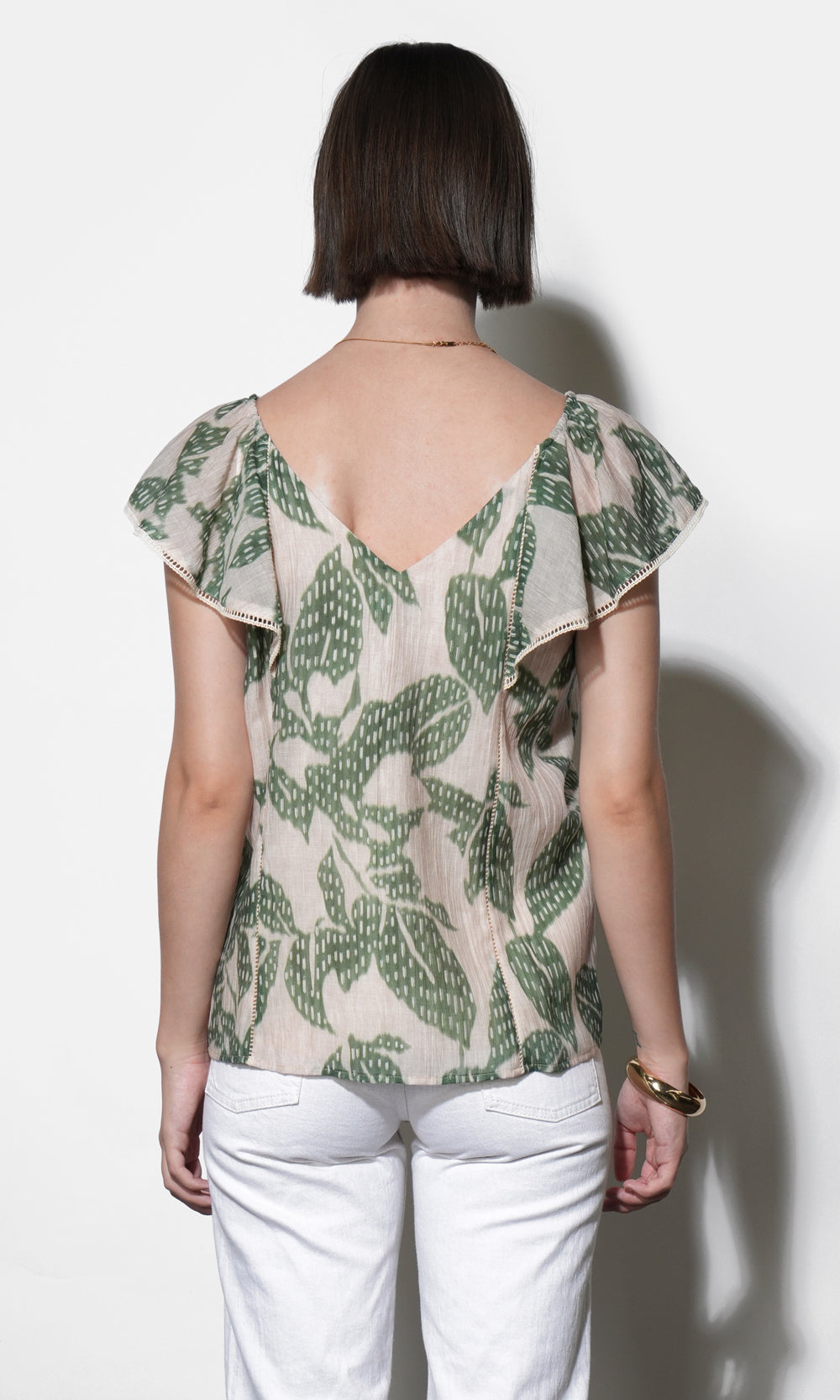 Emma Flutter Sleeve Top