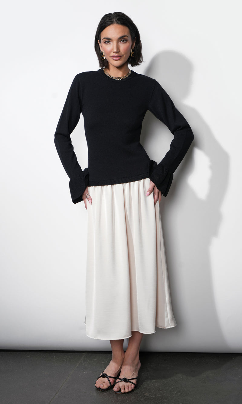 Jovie Twofer Sweater Midi Dress G2510WD6133