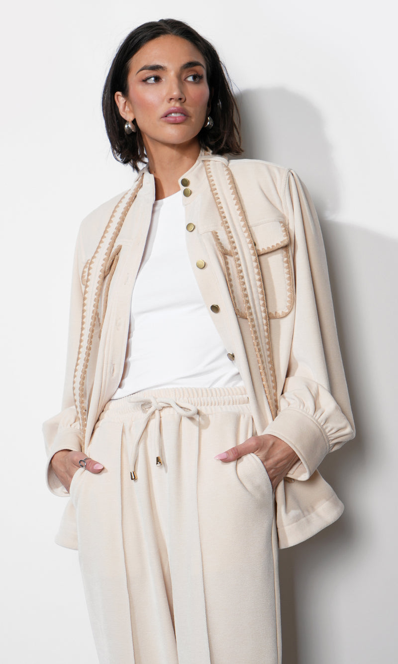 Marli Oversized Embroidered Shacket G2512J1836