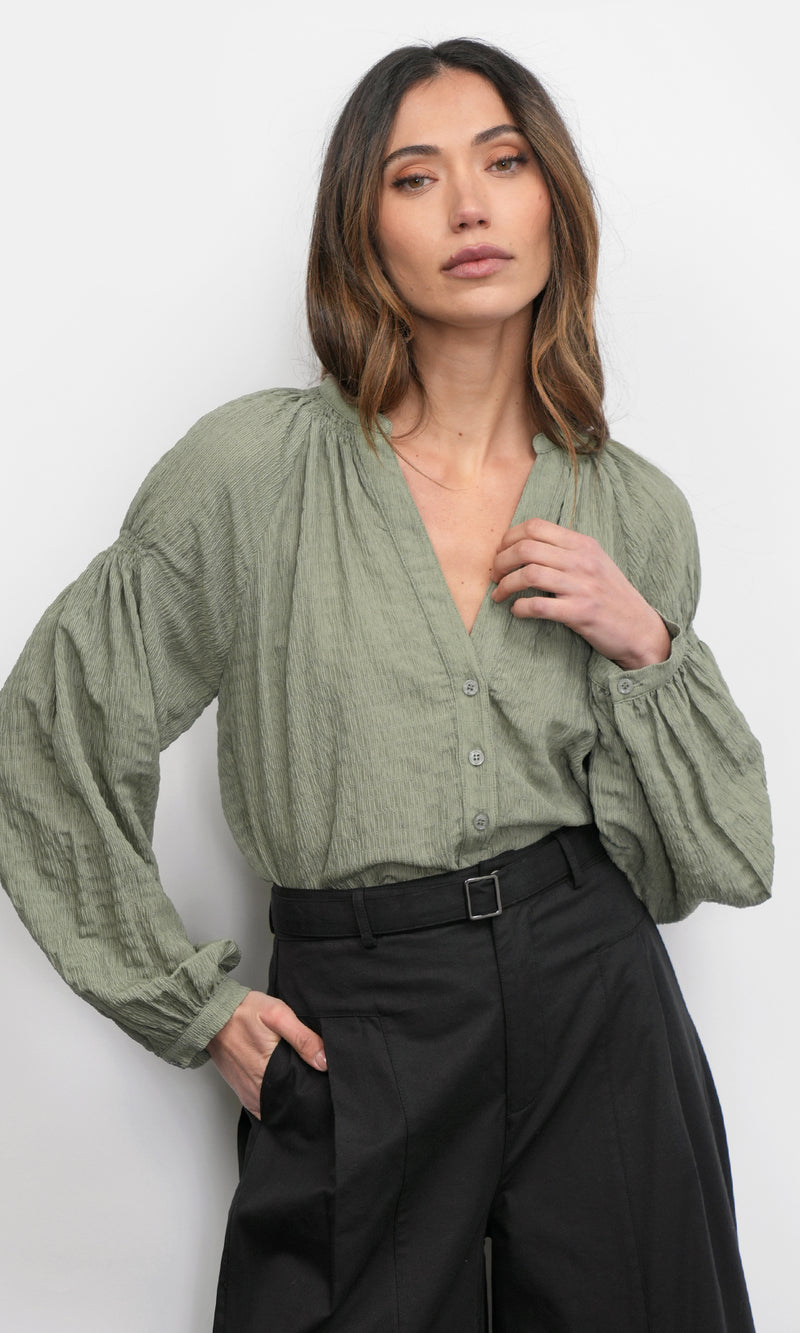 Phoebe Textured Button Up Shirt G257T7254