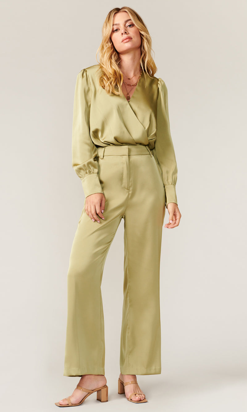 Dylan Matte Sateen Pant