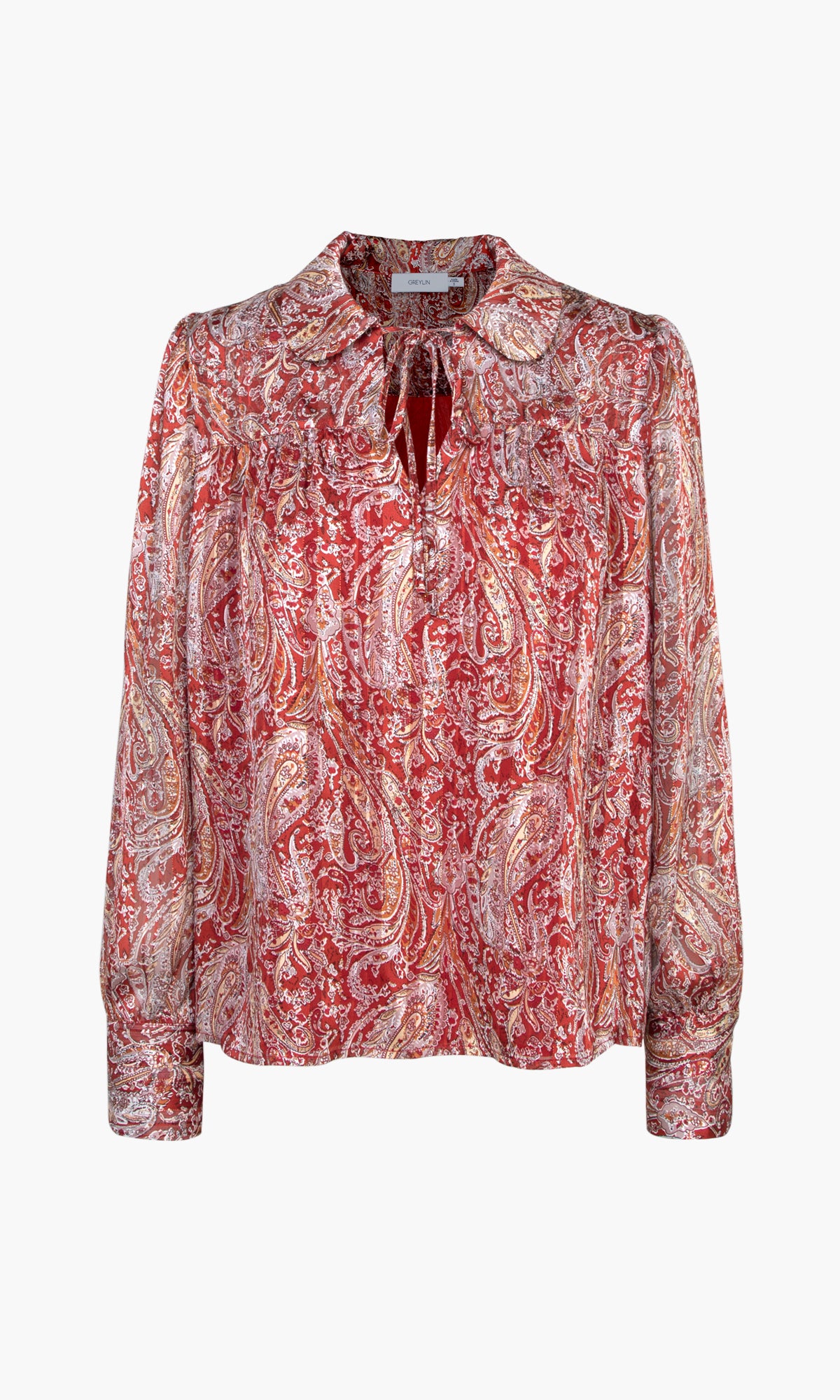 Paisley print blouse