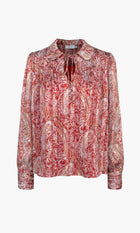 Paisley print blouse