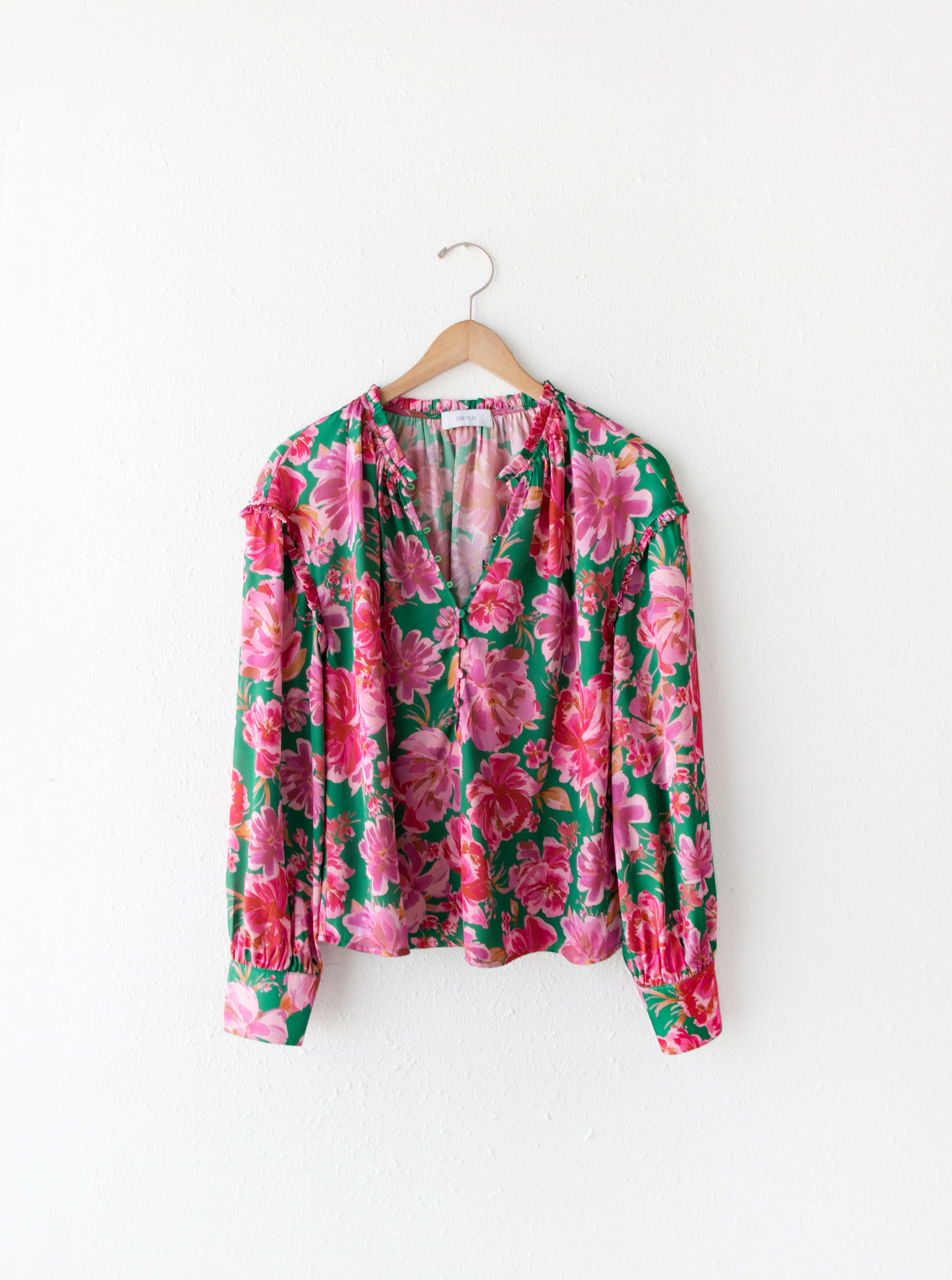 Adri Button Front Blouse