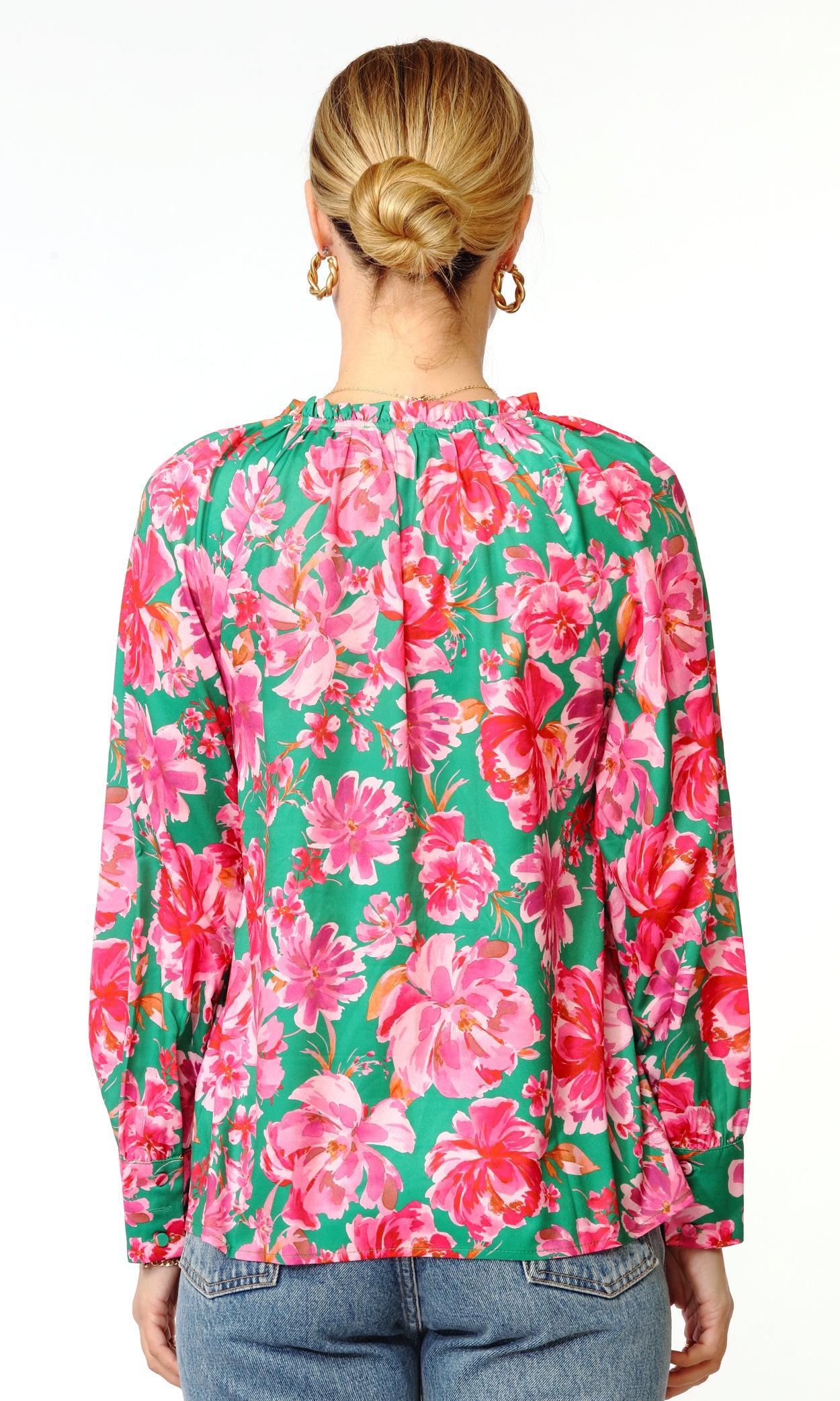 Adri Button Front Blouse